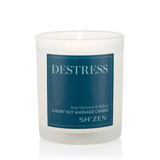 Destress Luxury Soy Massage Candle - 180g