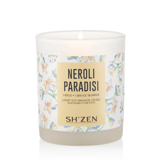 Neroli Paradisi Soy Massage Candle - 180g
