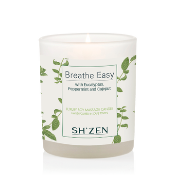 Breathe Easy Luxury Massage Soy Massage Candle - 180g