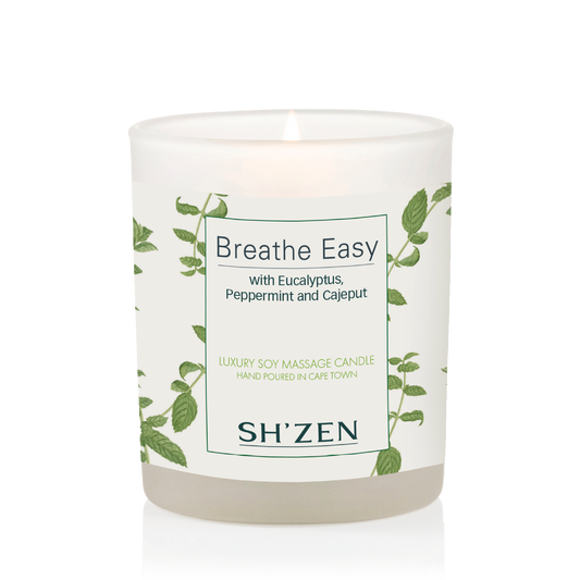 Breathe Easy Luxury Massage Soy Massage Candle - 180g