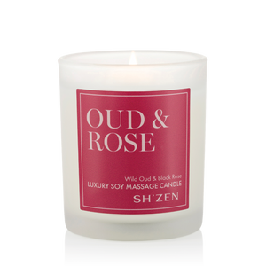 Oud & Rose Luxury Massage Soy Massage Candle - 180g
