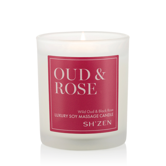 Oud & Rose Luxury Massage Soy Massage Candle - 180g