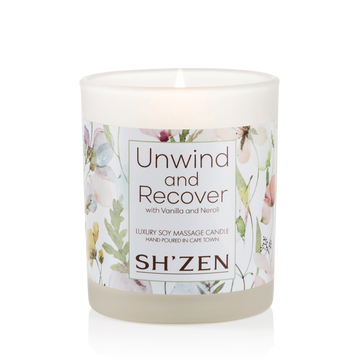 Unwind & Recover Luxury Soy Massage Candle - 180g