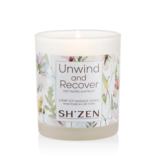 Unwind & Recover Luxury Soy Massage Candle - 180g